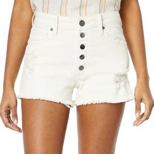 NWOT Kut From The Kloth Jane High Rise Short Size 4 | White Distressed